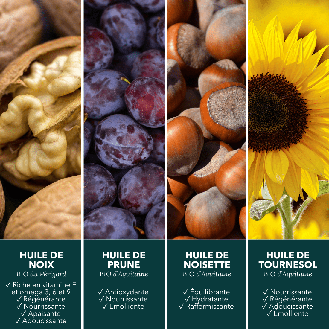 Huile sèche corps & cheveux - Là cosmétique d'ici