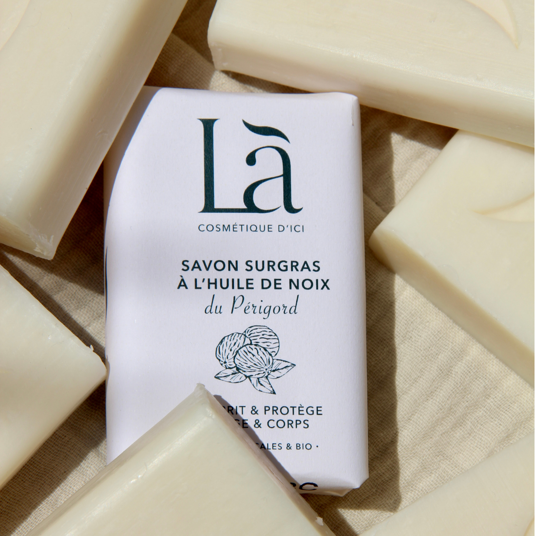 Savon surgras à l'huile de noix